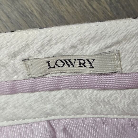 Scotch & Soda Pants The Lowry Mid-Rise Slim Fit Trousers Striped Sz 28/32 - Picture 4 of 8